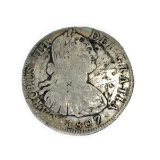 1807 Eigth Reales America's First Silver Dollar Coin -Great Investment-