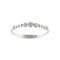 Beautiful 18K White Gold 0.06 Round Cut Diamond Ring