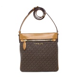 Gorgeous Brand New Never Used Brown/Acorn Michael Kors Large NS Crossbody Bag Tag Price $248