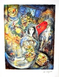 MARC CHAGALL (After) Bella Lithograph, I11 of 500
