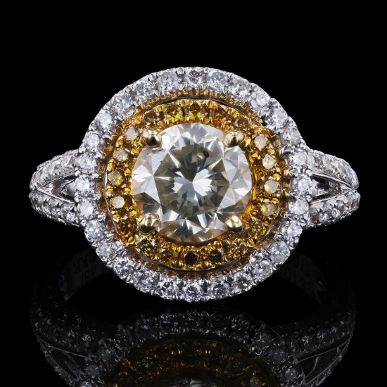 APP: 42.5k *1.55ct SI2 CLARITY CENTER Diamond Ring (1.79ctw Diamonds) EGL USA CERTIFIED (Vault_R9_25