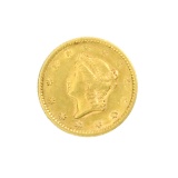 Rare 1852 $1 U.S. Liberty Head Gold Coin