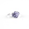 APP: 1.9k Fine Jewelry 1.80CT Oval Cut Tanzanite And Platinum Over Sterling Silver Ring