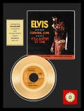 ELVIS PRESLEY ''Burning Love'' Gold Record