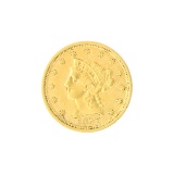 Extremely Rare  1857 $2.50 U.S. Liberty Head Gold Coin - Great Investment