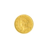 Extremely Rare 1853 $1 U.S. Liberty Head Gold Coin