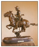 *Very Rare Large Trooper of the Plains Bronze by Frederic Remington 21.5'''' x 24''''  -Great Invest