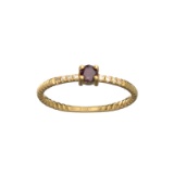 APP: 0.4k Fine Jewelry 14 KT Gold, 0.23CT Red Ruby And Diamond Ring