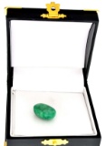 APP: 0.8k 16.95CT Oval Cut Cabochon Green Beryl Gemstone