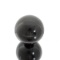 APP: 1.1k Rare 798.50CT Sphere Cut Black Agate Gemstone