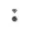 APP: 0.3k 0.34CT Round Cut Black Diamond Gemstone