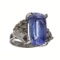 APP: 24.3k 14 kt. White Gold, 9.85CT Rectangular Cushion Cut Tanzanite And 0.48CT Diamond Ring