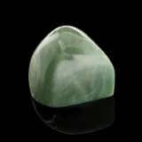 APP: 4.8k 344.00CT Pear Cut Cabochon Green Guatemala Jade Gemstone