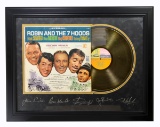 Very Rare Rat Pack Original Record Plate Signed