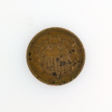 1864 Two-Cent Piece Coin