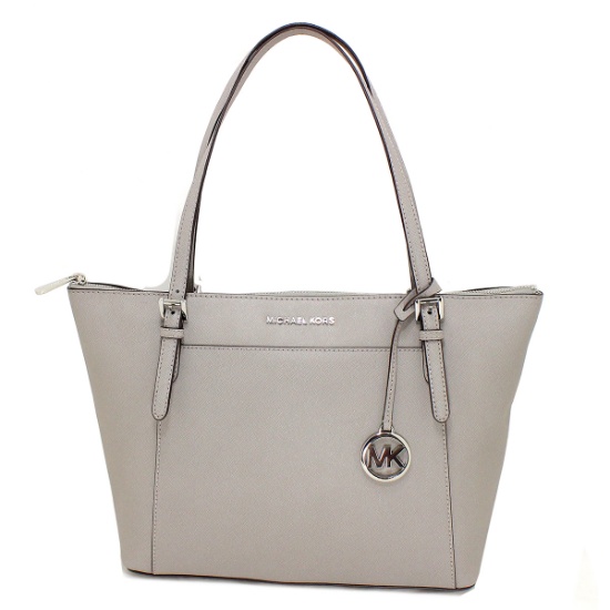 Gorgeous Brand New Never Used Pearl Gray Michael Kors Large TZ Tote Bag Tag Price $398
