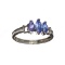 APP: 1.7k Fine Jewelry 1.10CT Marquise Cut Tanzanite And Platinum Over Sterling Silver Ring