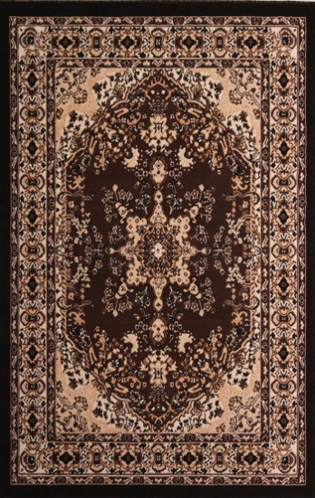 Gorgeous 5x8 Emirates Brown 510 Rug  Plush, High Quality  (No Rug Sold Out Of Country)