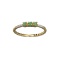APP: 0.6k Fine Jewelry 14KT. Gold, 0.18CT Green Emerald And Diamond Ring