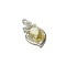 APP: 0.9k Fine Jewelry 10.00CT Oval Cut Citrine And White Sapphire Over Sterling Silver Pendant