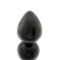APP: 1k Rare 625.50CT Pear Cut Black Agate Gemstone