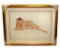 Alberto Vargas (Hawaii Girl) Exquisitely Museum Framed & Matted Print