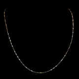 *Fine Jewelry 14KT. Gold, 1.7GR, 18'' Valentino Chain (GL 1.7-19)