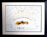 (After) Custom Framed Corrida By Picasso