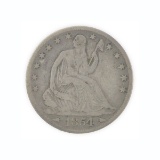 Extremely Rare 1854-O U.S. Liberty Seated Arrows At Date Half Dime Coin Great Investment!
