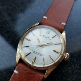 *ROLEX Men's 18K Rolex Oyster Perpetual 1022 Automatic 1963 Swiss Vintage Watch