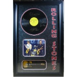 Rolling Stone with Engraved Record & Mini Guitar