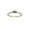 APP: 0.4k Fine Jewelry 14KT. Gold, 0.14CT Green Emerald And Diamond Ring