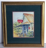 Museum Framed Coca-Coca Advertising  8.75x10.75