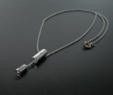 ''The New Genesis'' Diamond and Sterling Silver Necklace