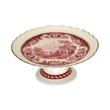 Red and White Tray