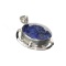 APP: 5.2k Fine Jewelry 57.77CT Round Cut Violet Blue Iolite And Sterling Silver Pendant