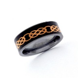 Gorgeous Solid Tungsten Men's Ring Size 9 Design 2