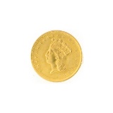 Extremely Rare  1856 $1.00 U.S. Indian Head Gold Coin - Great Investment