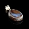 8.60CT Boulder Opal Sterling Silver Pendant