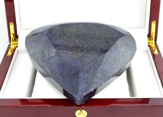 APP: 26.4k 6691.50CT Pear Cut Blue Sapphire Gemstone