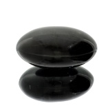 APP: 1.3k Rare 950.00CT Oval Cut Black Agate Gemstone