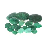 APP: 1k 100.00CT Minimum Various Shapes And Sizes Beryl Emerald Parcel