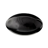 APP: 1.7k Rare 1,292.00CT Egg Cut Black Agate Gemstone