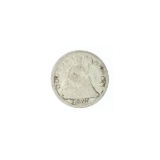 1857 Liberty Seated Half Dime Coin