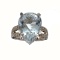 APP: 11.3k Fine Jewelry 14KT. White Gold 8.47CT Aquamarine Beryl And Diamond Ring