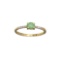 APP: 0.6k Fine Jewelry 14KT. Gold, 0.21CT Green Emerald And Diamond Ring