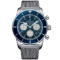 *Breitling Men's SuperOcean Heritage II Round Stainless Steel Case Blue Dial Sapphire Push/Pull Crow