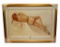 Alberto Vargas (Naked) Exquisitely Museum Framed & Matted Print