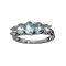 APP: 0.5k Fine Jewelry 1.75CT Oval Cut Blue Topaz And Platinum Over Sterling Silver Ring