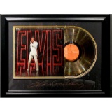 Elvis Engraved with Gold Album